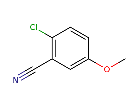 Molecular Structure of 127667-00-9 (2-CHLORO-5-METHOXYBENZONITRILE)