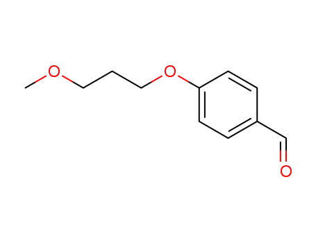 Molecular Structure of 42580-35-8 (4-(3-methoxypropoxy)benzaldehyde)