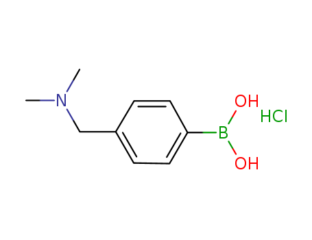 {4-[(dimethylamino)methyl]phenyl}boronic acid hydrochloride