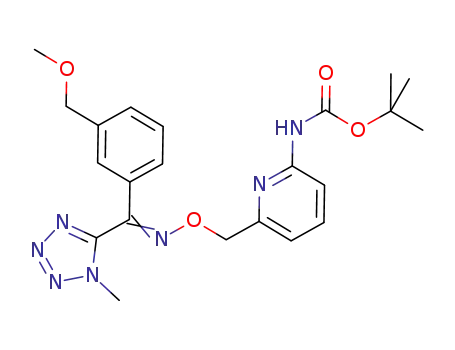 tert-butyl (6-{[({[3-(methoxymethyl)phenyl](1-methyl-1H-tetrazol-5-yl)methylene}amino)oxy]methyl}pyridin-2-yl)carbamate
