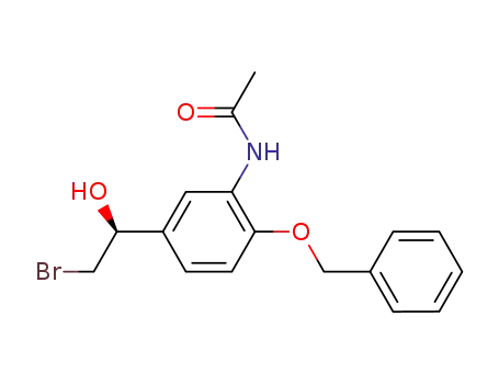 (1S)-1-(3-acetamido-4-benzyloxyphenyl)-2-bromoethan-1-ol