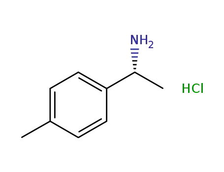 Molecular Structure of 404336-49-8 ((R)-(+)-1-(4-Methylphenyl)ethylaMine hydrochloride)