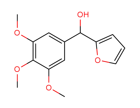 Molecular Structure of 631900-71-5 (2-Furanmethanol, a-(3,4,5-trimethoxyphenyl)-)