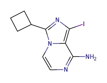 3-cyclobutyl-1-iodo-Imidazo[1,5-a]pyrazin-8-amine