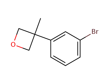 Molecular Structure of 1123172-43-9 (3-(3-Bromophenyl)-3-methyloxetane)