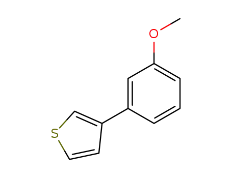 Molecular Structure of 92575-93-4 (3-(3-METHOXY-PHENYL)-THIOPHENE)