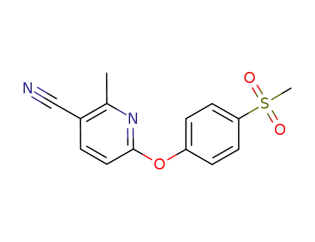 2-Methyl-6-[4-(methylsulfonyl)phenoxy]-3-pyridinecarbonitrile
