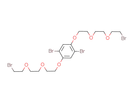 2,5-dibromo-1,4-bis[2-[2-(2-bromoethoxy)ethoxy]ethoxyl]benzene