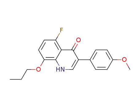 5-fluoro-3-(4-methoxyphenyl)-8-propoxy-1H-quinolin-4-one