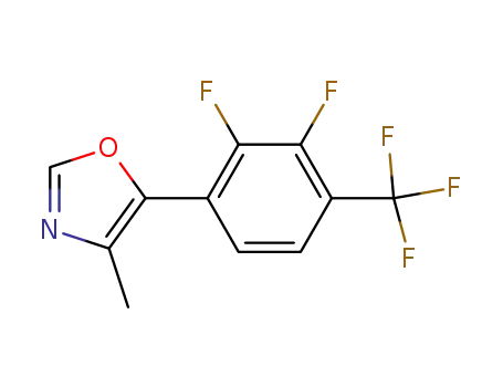 5-(2,3-difluoro-4-(trifluoromethyl)phenyl)-4-methyloxazole