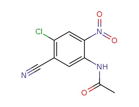 N-(4-chloro-5-cyano-2-nitro-phenyl)-acetamide