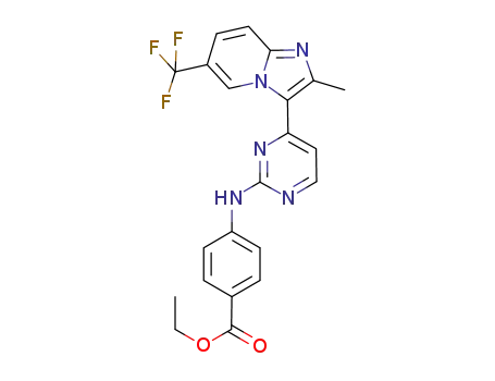 C<sub>22</sub>H<sub>18</sub>F<sub>3</sub>N<sub>5</sub>O<sub>2</sub>