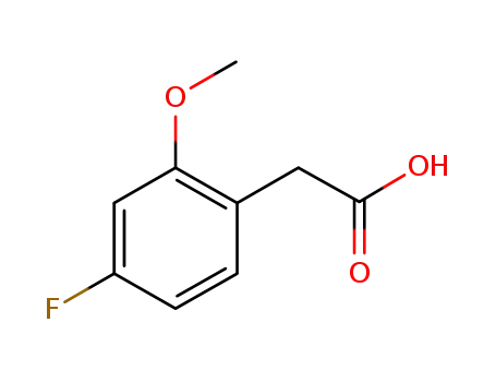 2-Methoxy-4-fluorophenylacetic acid