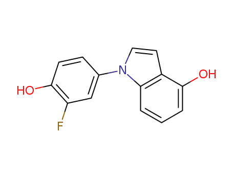 1-(3-fluoro-4-hydroxyphenyl)-1H-indol-4-ol