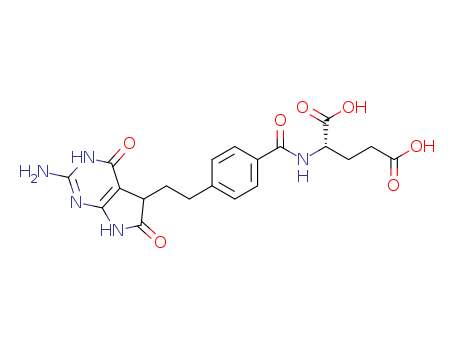 (4-(2-(2-amino-4,6-dioxo-4,5,6,7-tetrahydro-1H-pyrrolo[2,3-d]pyrimidin-5-yl)ethyl)benzoyl)-L-glutamic acid