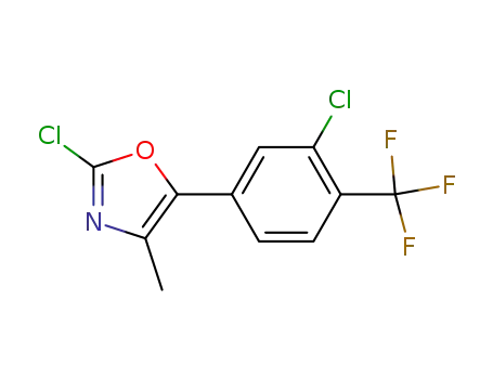 2-chloro-5-(3-chloro-4-(trifluoromethyl)phenyl)-4-methyloxazole
