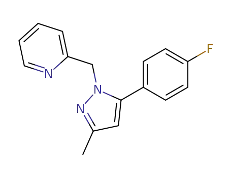 2-{[5-(4-fluorophenyl)-3-methyl-1H-pyrazol-1-yl]methyl}pyridine