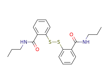 Molecular Structure of 7765-77-7 (2,2-Dithiobis(N-propylbenzamide))