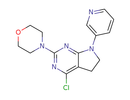 4-(4-chloro-7-(pyridin-3-yl)-6,7-dihydro-5H-pyrrolo[2,3-d]pyrimidin-2-yl)morpholine