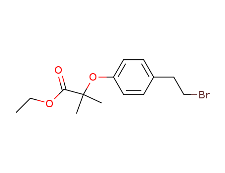 Propanoic acid, 2-[4-(2-bromoethyl)phenoxy]-2-methyl-, ethyl ester manufacturer