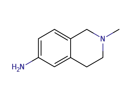 Molecular Structure of 14097-37-1 (2-methyl-1,2,3,4-tetrahydroisoquinolin-6-amine)