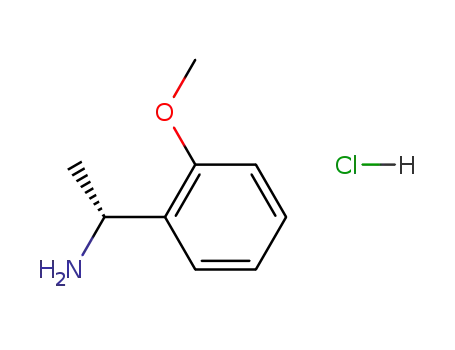 Molecular Structure of 704892-60-4 ((R)-(+)-2-METHOXY A-METHYLBENZYLAMINE-HCl)