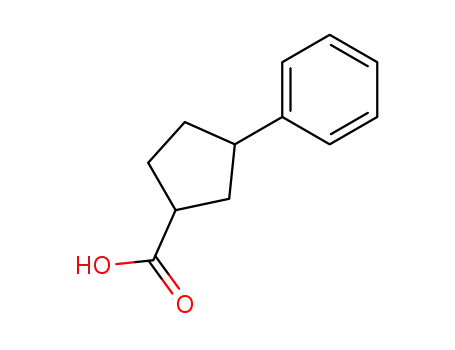 Molecular Structure of 91495-75-9 (Cyclopentanecarboxylicacid, 3-phenyl-)