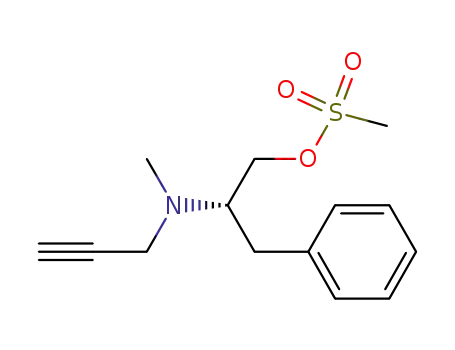 methanesulfonic acid (S)-2-(methyl-prop-2-ynyl-amino)-3-phenylpropyl ester