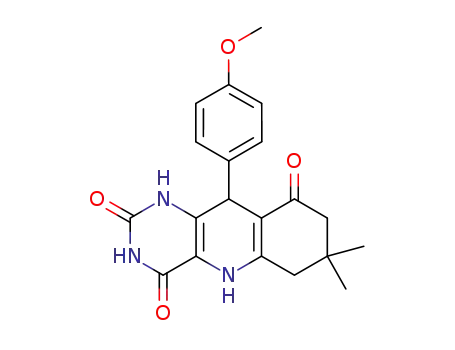 7,7-dimethyl-10-(4-methoxyphenyl)-6,7,8,10-tetrahydropyrimido[5,4-b]quinoline-2,4,9(1H,3H,5H)-trione