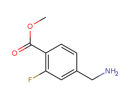 Benzoic acid, 4-(aminomethyl)-2-fluoro-, methyl ester