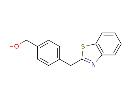 Molecular Structure of 1146691-32-8 ((4-benzothiazol-2-ylmethyl-phenyl)-methanol)