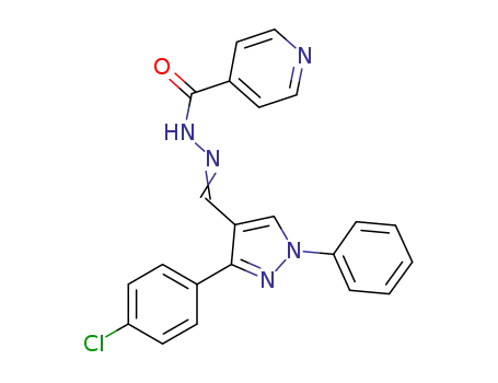 N'-[3'-(4'''-chlorophenyl)-1'-phenyl-4'-pyrazolylmethylidene]-N-isonicotinoylhydrazine