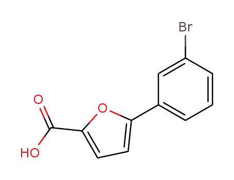 Molecular Structure of 54022-98-9 (2-Furancarboxylic acid, 5-(3-bromophenyl)-)