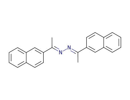 1-naphthalen-2-yl-N-(1-naphthalen-2-ylethylideneamino)ethanimine cas  55043-66-8