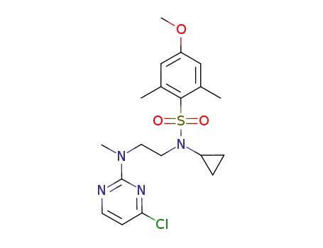 C<sub>19</sub>H<sub>25</sub>ClN<sub>4</sub>O<sub>3</sub>S