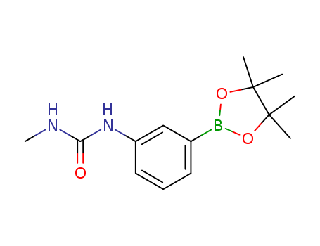 1-methyl-3-(3-(4,4,5,5-tetramethyl-1,3,2-dioxaborolan-2-yl)phenyl)urea