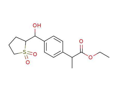 ethyl 2-{4-[(1,1-dioxotetrahydro-1λ6-thiophen-2-yl)hydroxymethyl]phenyl}propionate