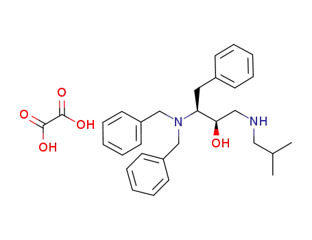 N-[3(S)-[N,N-bis(phenylmethyl) amino]-2(R)-hydroxy-4-phenylbutyl]-N-isobutylamine. oxalic acid salt