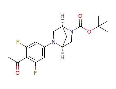 tert-butyl (1S,4S)-5-(4-acetyl-3,5-difluorophenyl)-2,5-diazabicyclo[2.2.1]heptane-2-carboxylate