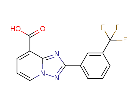 2-(3-(trifluoromethyl)phenyl)-[1,2,4]triazolo[1,5-a]pyridine-8-carboxylic acid