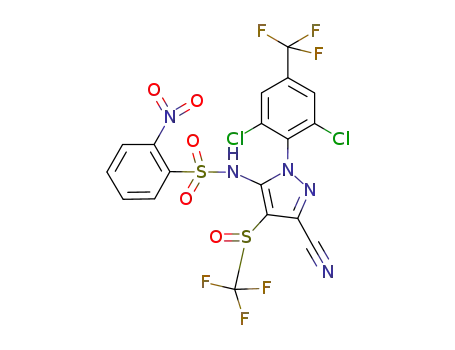 Molecular Structure of 1225373-70-5 (C<sub>18</sub>H<sub>7</sub>Cl<sub>2</sub>F<sub>6</sub>N<sub>5</sub>O<sub>5</sub>S<sub>2</sub>)