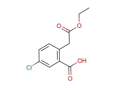 5-chloro-2-(2-ethoxy-2-oxoethyl)benzoic acid