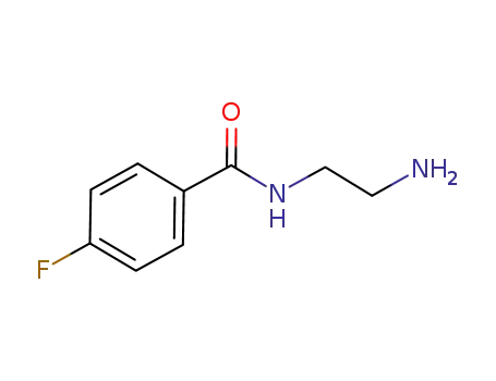 Molecular Structure of 94320-00-0 (N-(2-aminoethyl)-4-fluorobenzamide)