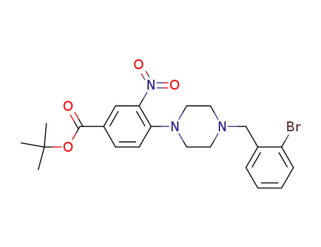 벤조산, 4-[4-[(2-브로모페닐)메틸]-1-피페라지닐]-3-니트로-, 1,1-디메틸에틸 에스테르