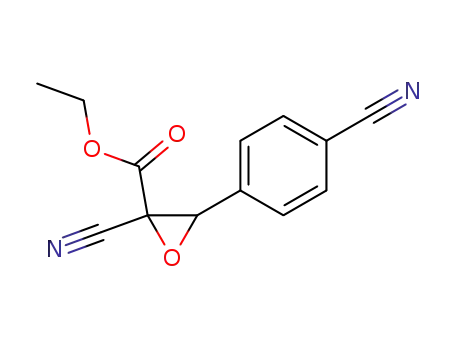 ethyl 2-cyano-3-(4-cyanophenyl)oxirane-2-carboxylate