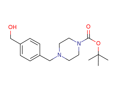 TERT-BUTYL 4-[4-(HYDROXYMETHYL)BENZYL]TETRAHYDRO-1(2H)-PYRAZINECARBOXYLATE