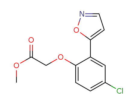 (4-chloro-2-isoxazol-5-yl-phenoxy)-acetic acid methyl ester