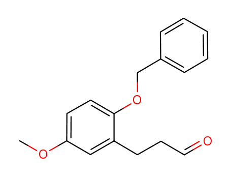 Benzenepropanal, 5-Methoxy-2-(phenylMethoxy)-