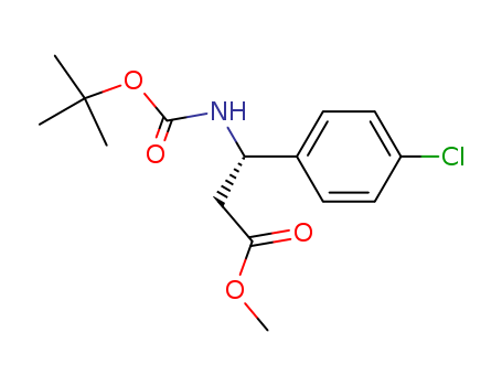 (βS)-4-chloro-β-[[(1,1-dimethylethoxy)carbonyl] amino]-benzenepropanoic acid methyl ester