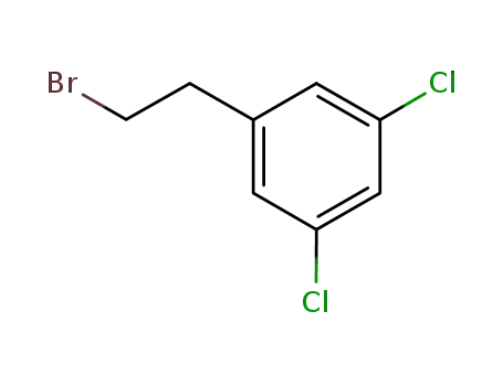 Molecular Structure of 93427-14-6 (3,5-Dichlorophenethyl broMide)